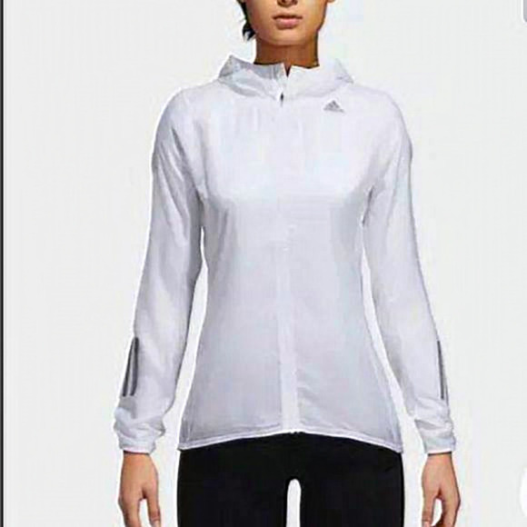 Adidas energy running jacket size XS‎ white - Picture 1 of 12